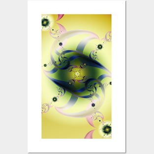 Fractal eye image Posters and Art